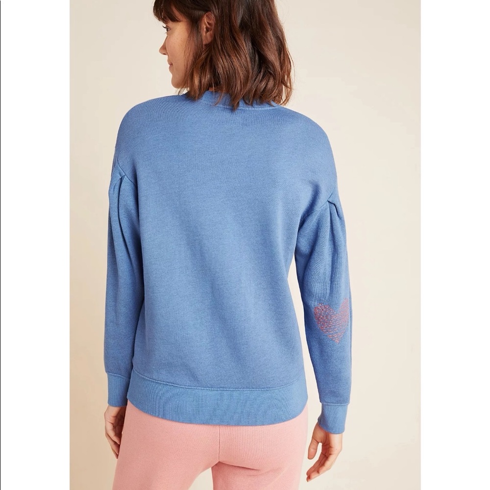 Sundry // Love First Embroidered Sweatshirt NWOT🌛 - Picture 2 of 12